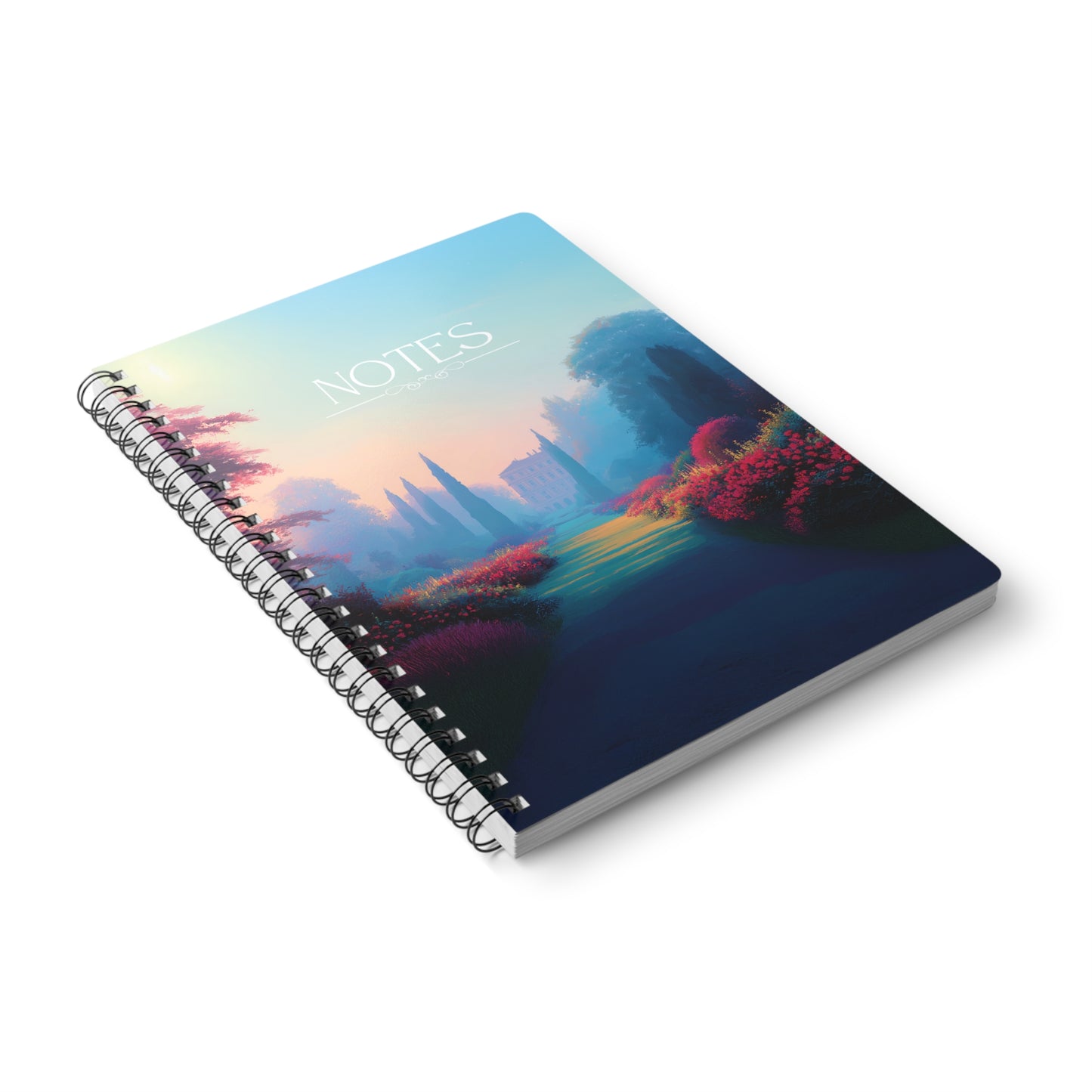 April | Wirobound Lined Notebook