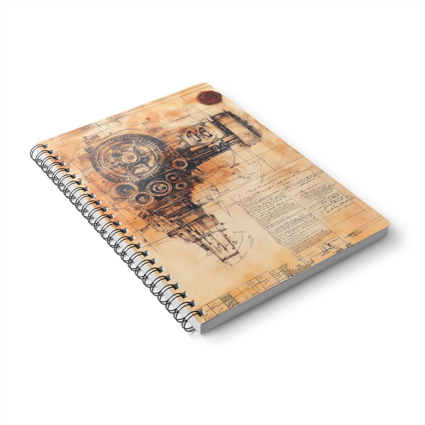The Machinist’s Archive | A5 Wirobound Lined Notebook - Slash Imagine It