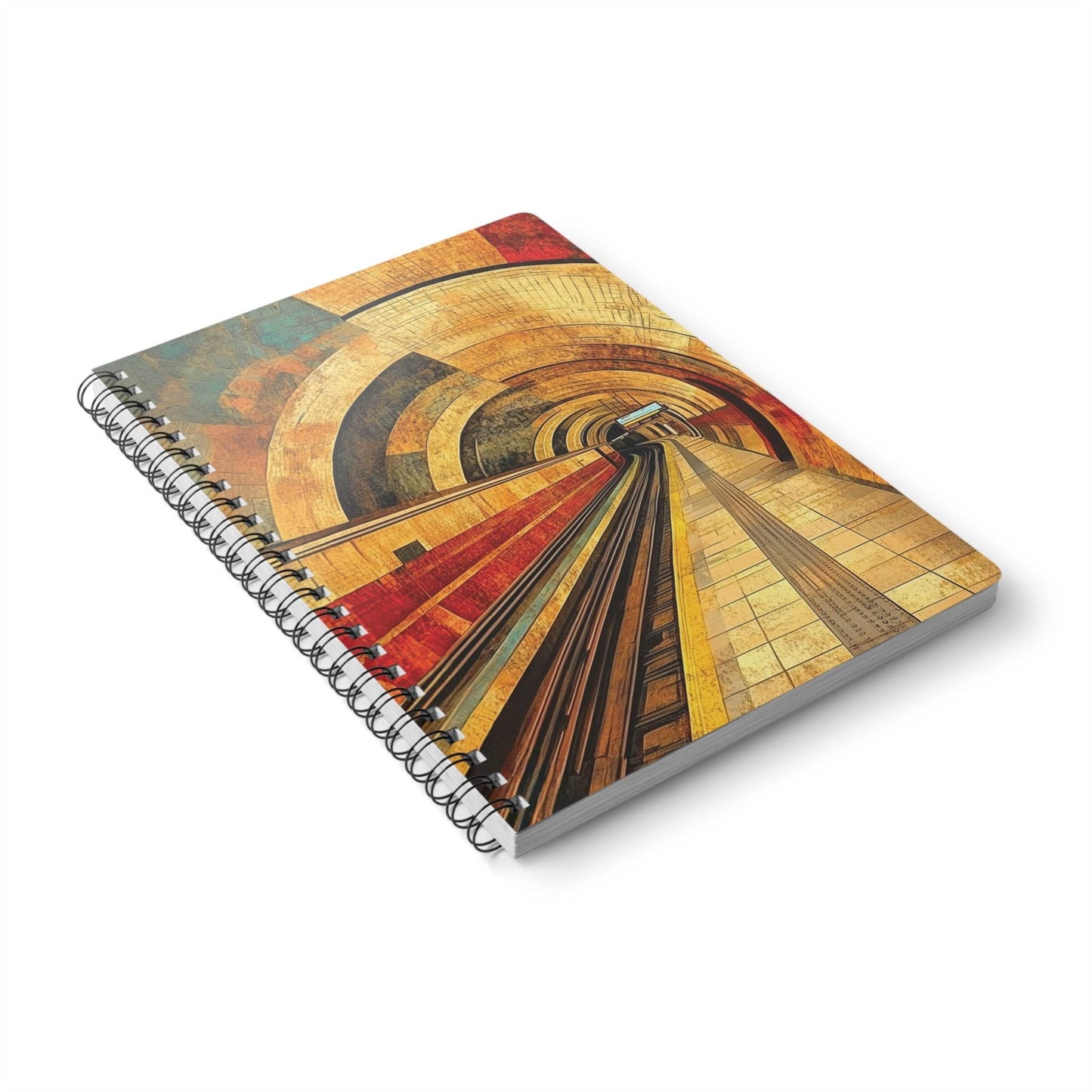 Tunnel Vision | A5 Wirobound Lined Notebook - Slash Imagine It