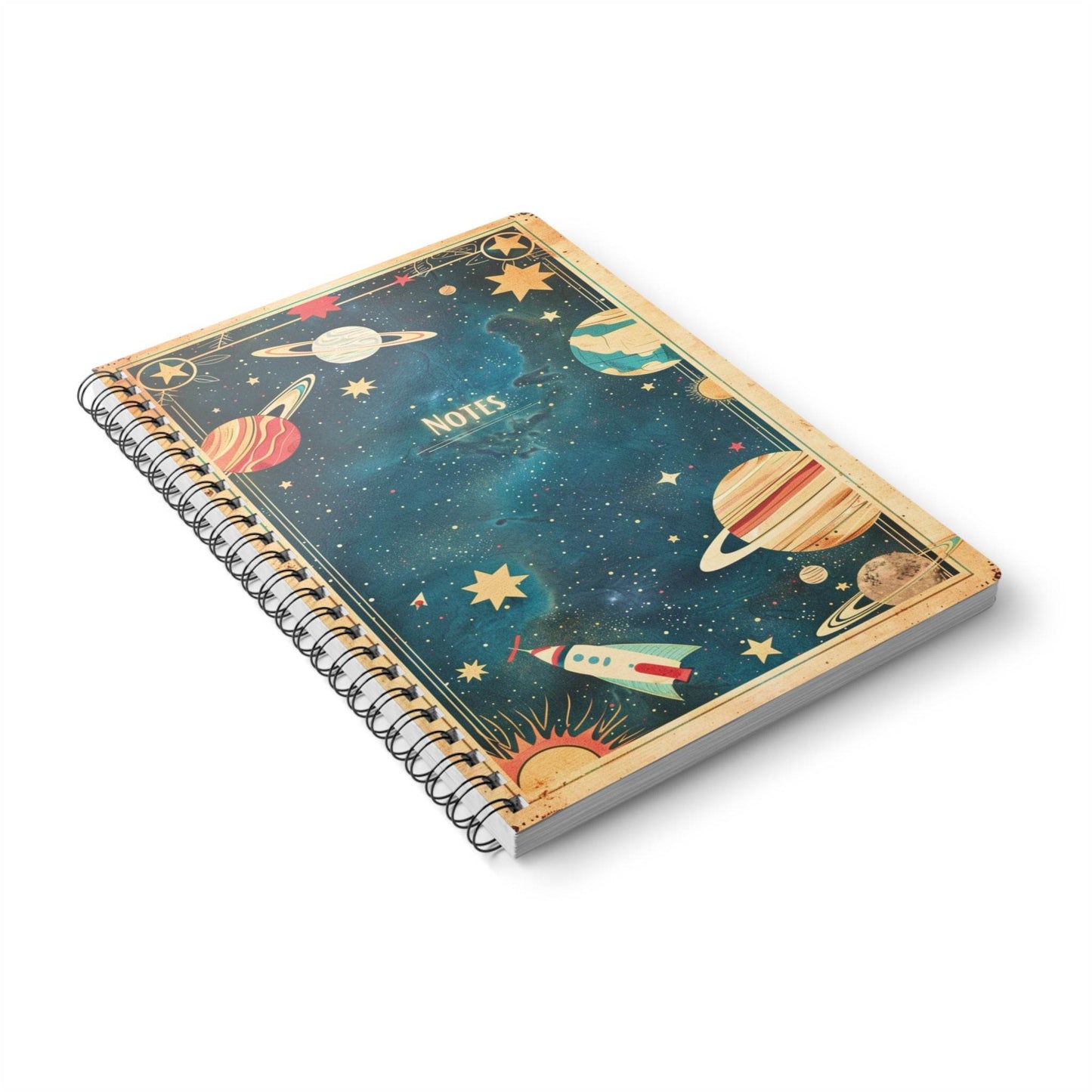 Out of Orbit | A5 Wirobound Lined Notebook - Slash Imagine It