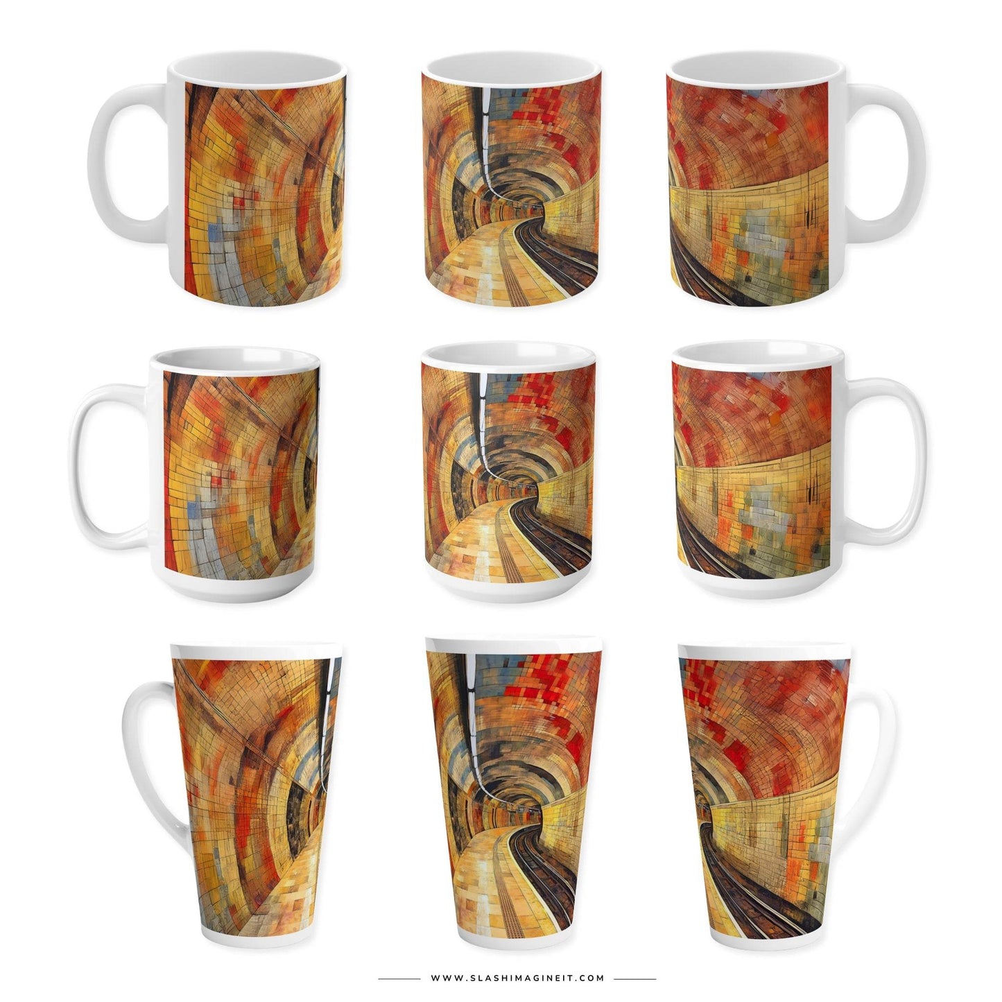 Metro Mosaic | Ceramic Mug - Slash Imagine It