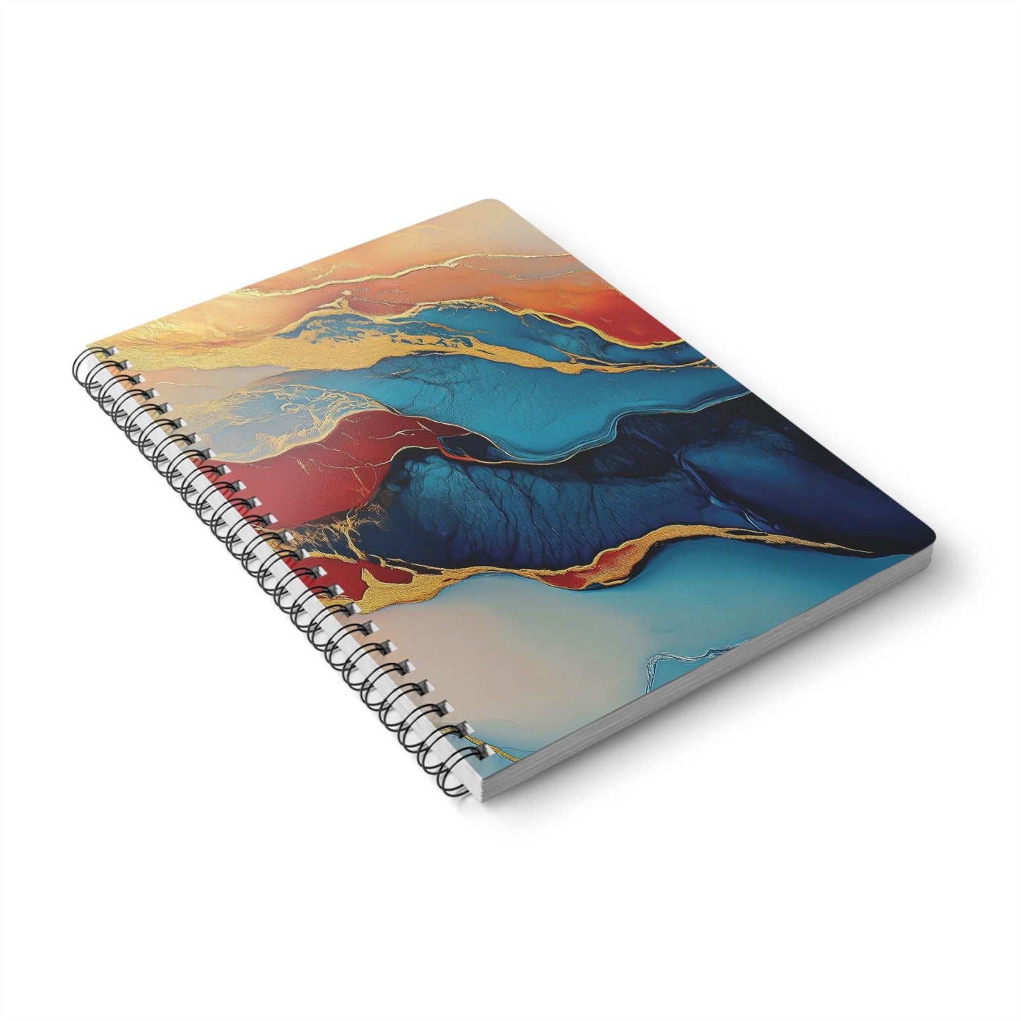 Autumngold | A5 Wirobound Lined Notebook - Slash Imagine It