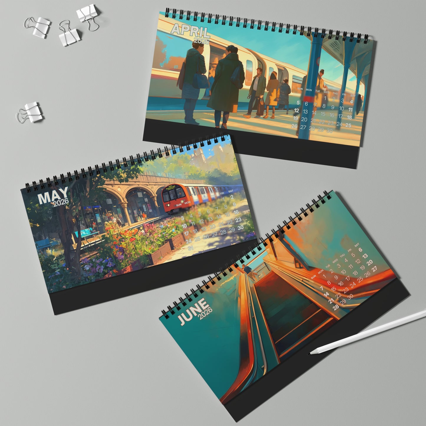 Behind the Line | 2026 Desk Calendar