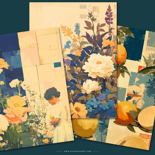 Botanic I | Print at Home Card Bundle - Slash Imagine It