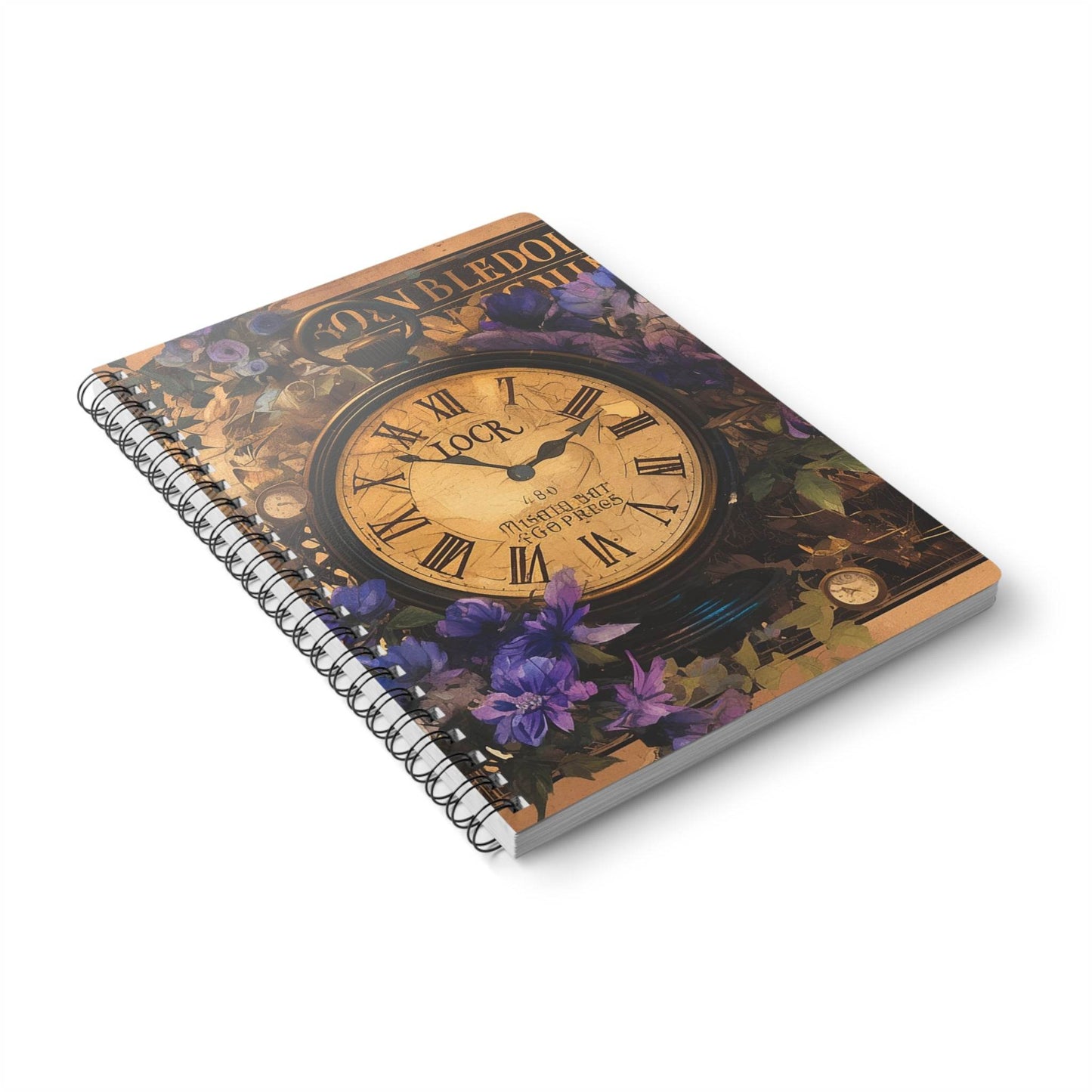 The Locr Clock | A5 Wirobound Lined Notebook - Slash Imagine It
