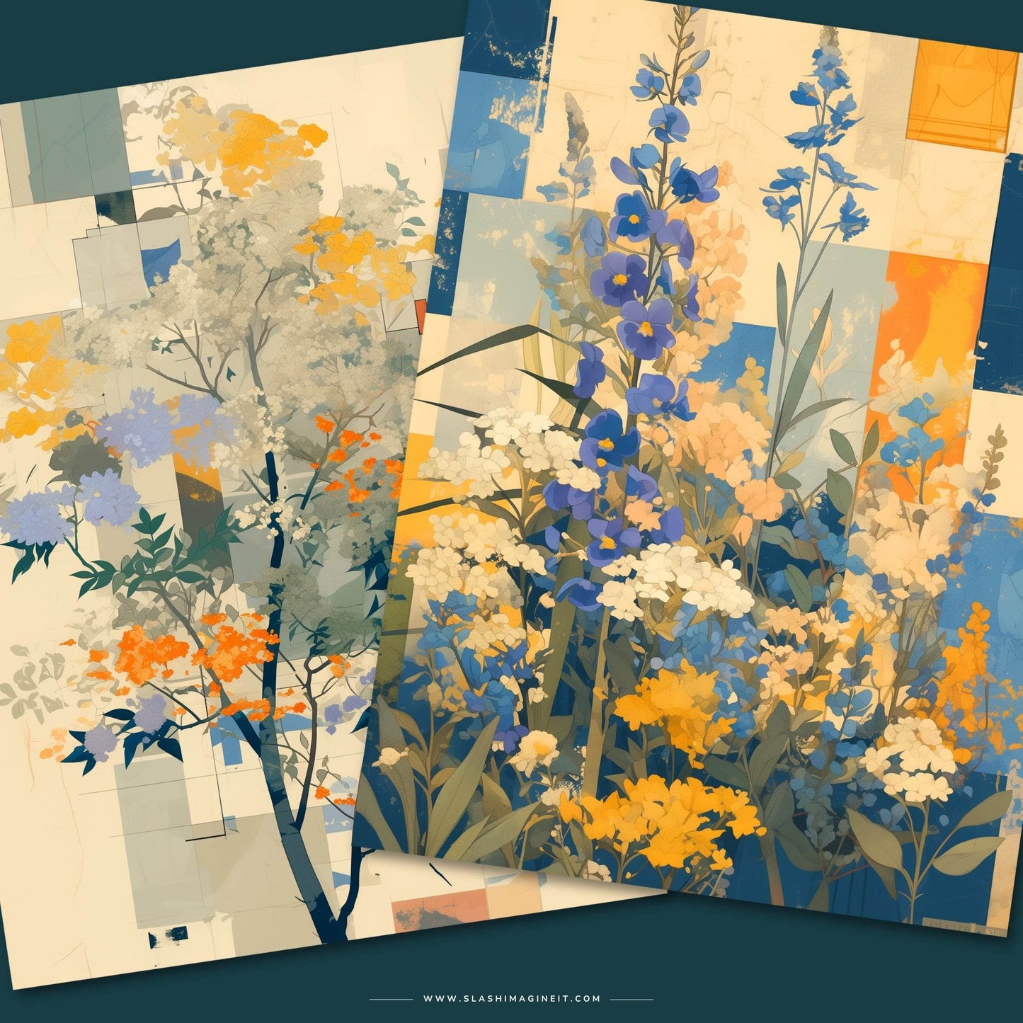 Botanic I | Print at Home Card Bundle - Slash Imagine It