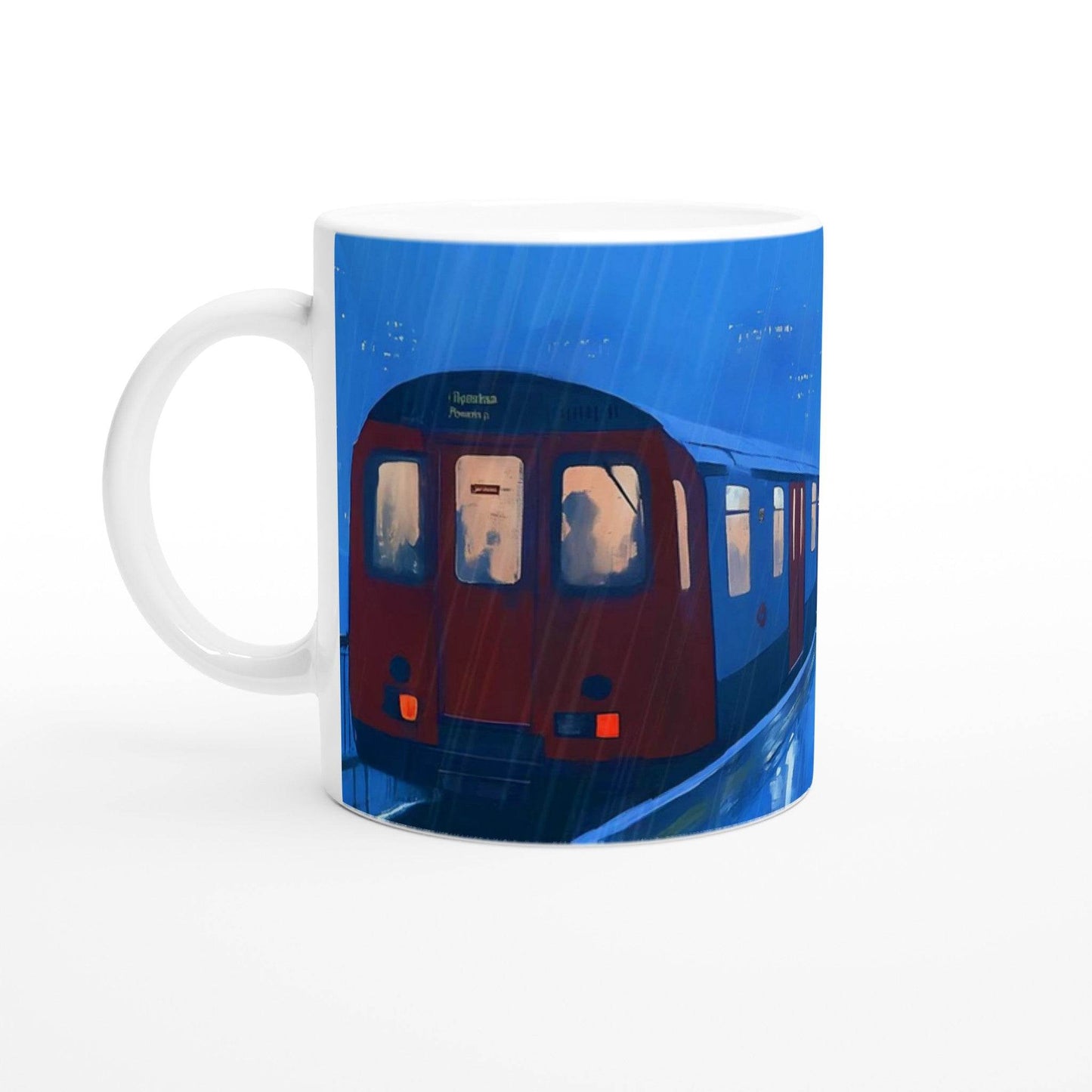 Blue Hour Departure | Ceramic Mug - Slash Imagine It