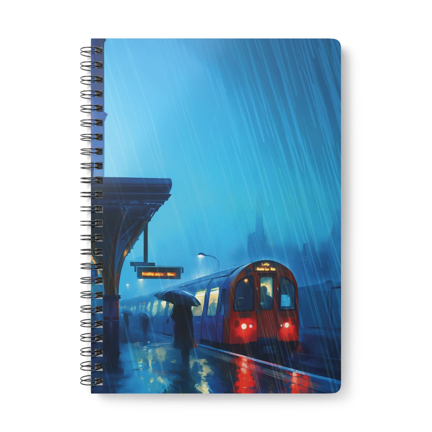London Downpour | A5 Wirobound Lined Notebook