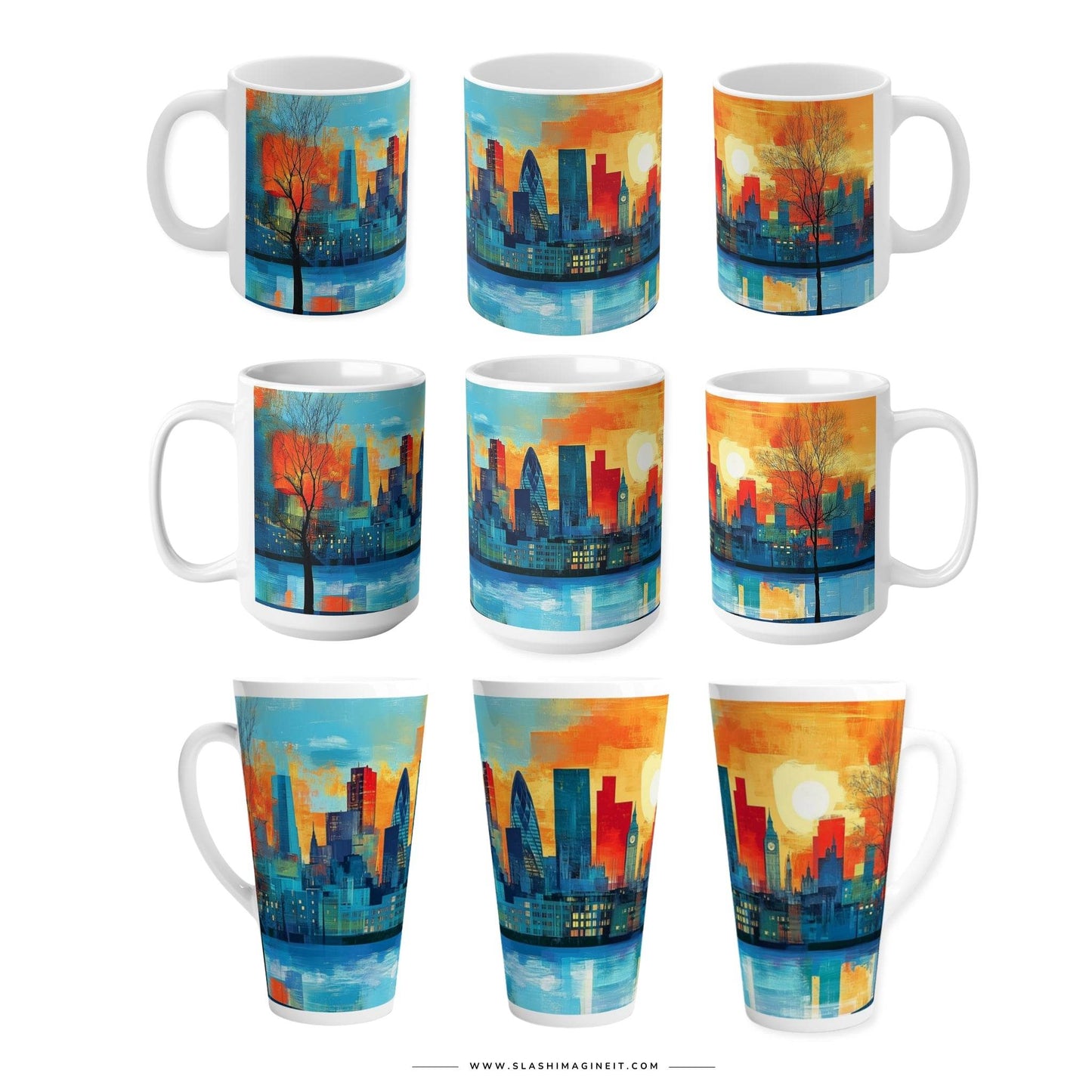 Frost on the Thames | Ceramic Mug - Slash Imagine It