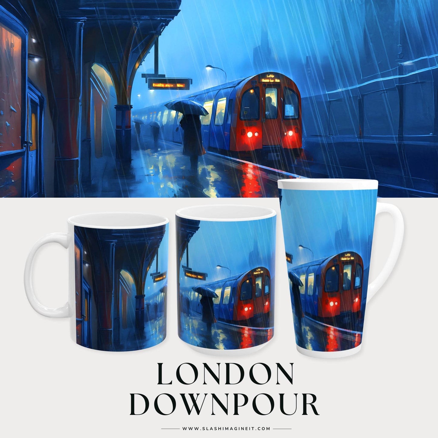 London Downpour | Ceramic Mug - Slash Imagine It