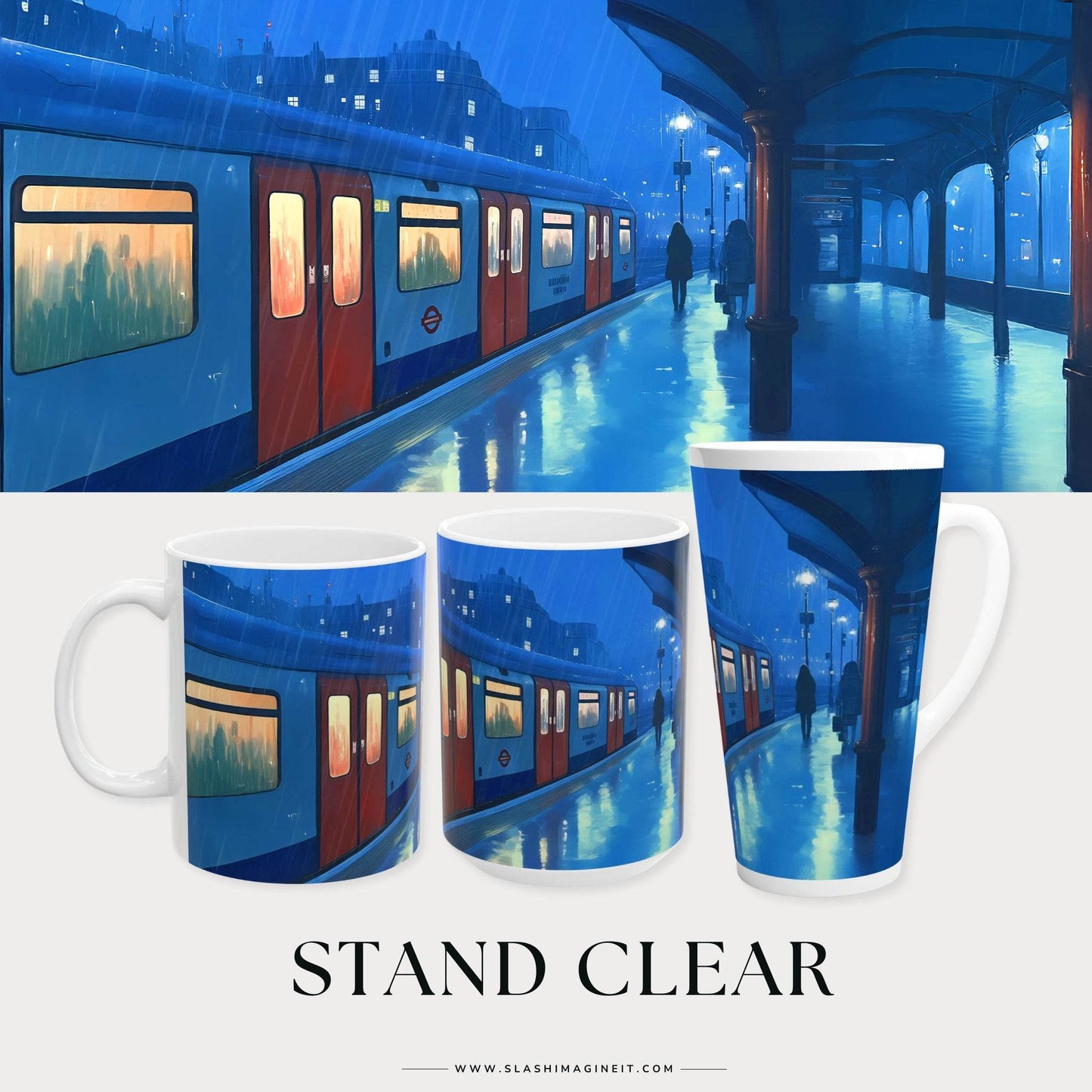 Stand Clear | Ceramic Mug - Slash Imagine It