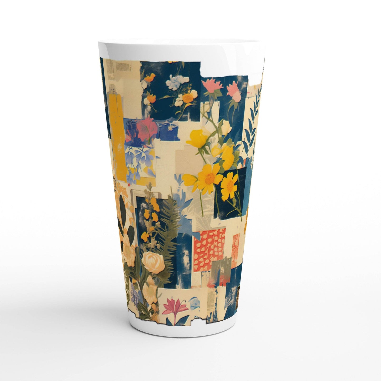 Patchwork Petals | Ceramic Mug - Slash Imagine It