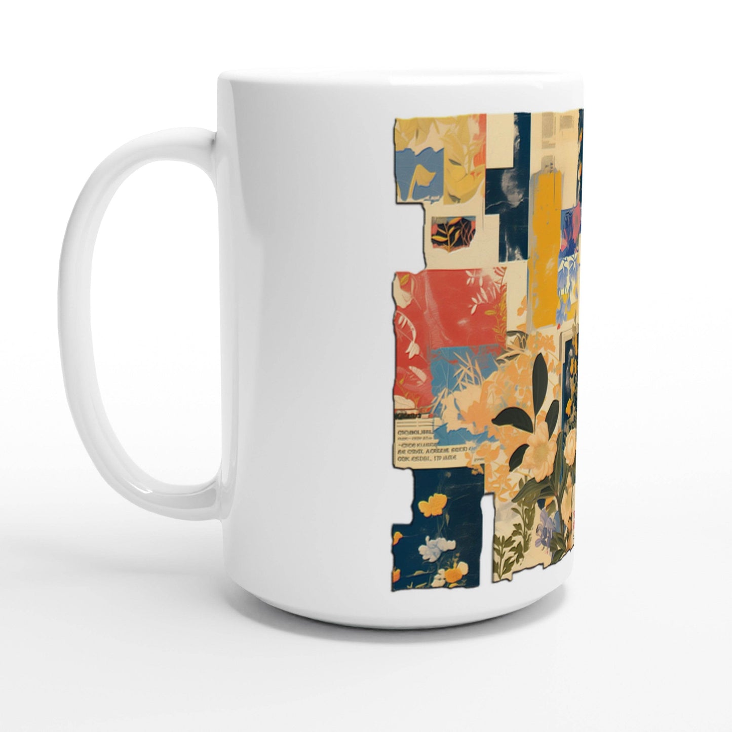 Patchwork Petals | Ceramic Mug - Slash Imagine It
