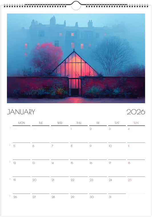 2026 Wall Calendar | London Flowers