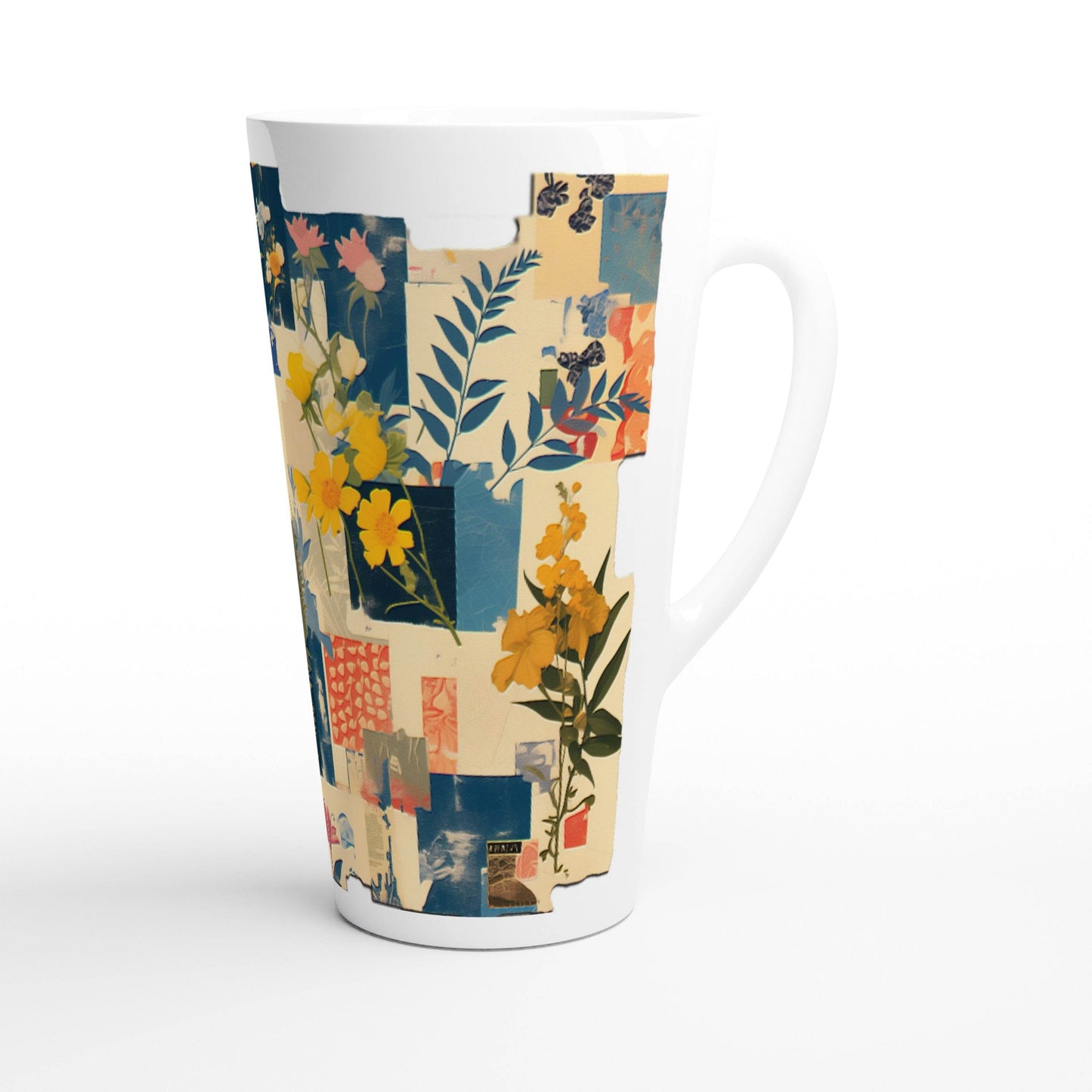 Patchwork Petals | Ceramic Mug - Slash Imagine It