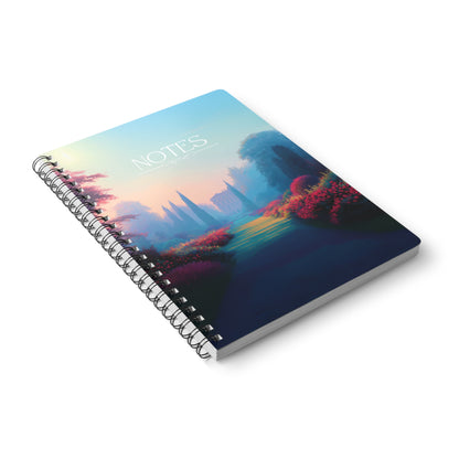 April | Wirobound Lined Notebook