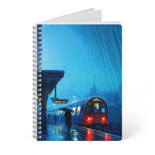 London Downpour | A5 Wirobound Lined Notebook