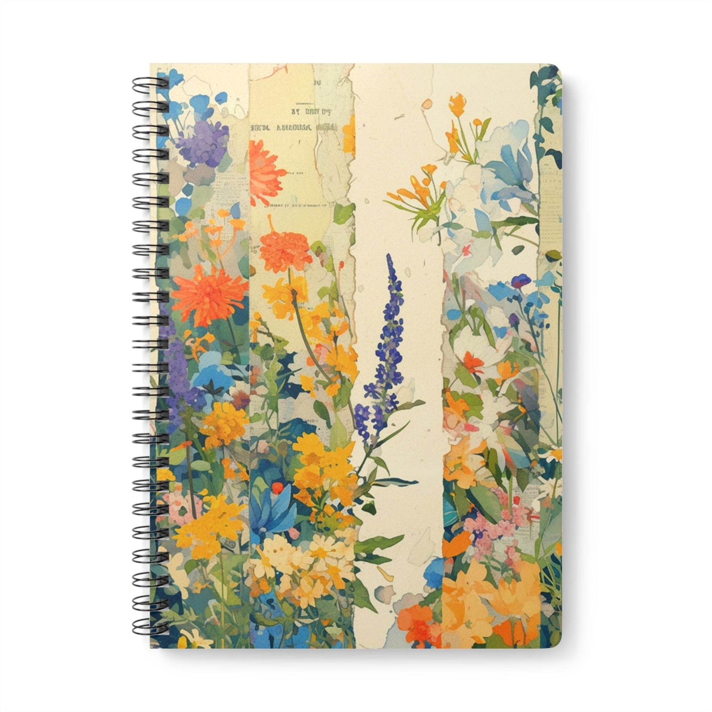 Meadowprint | A5 Wirobound Lined Notebook - Slash Imagine It