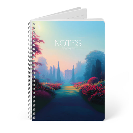 April | Wirobound Lined Notebook