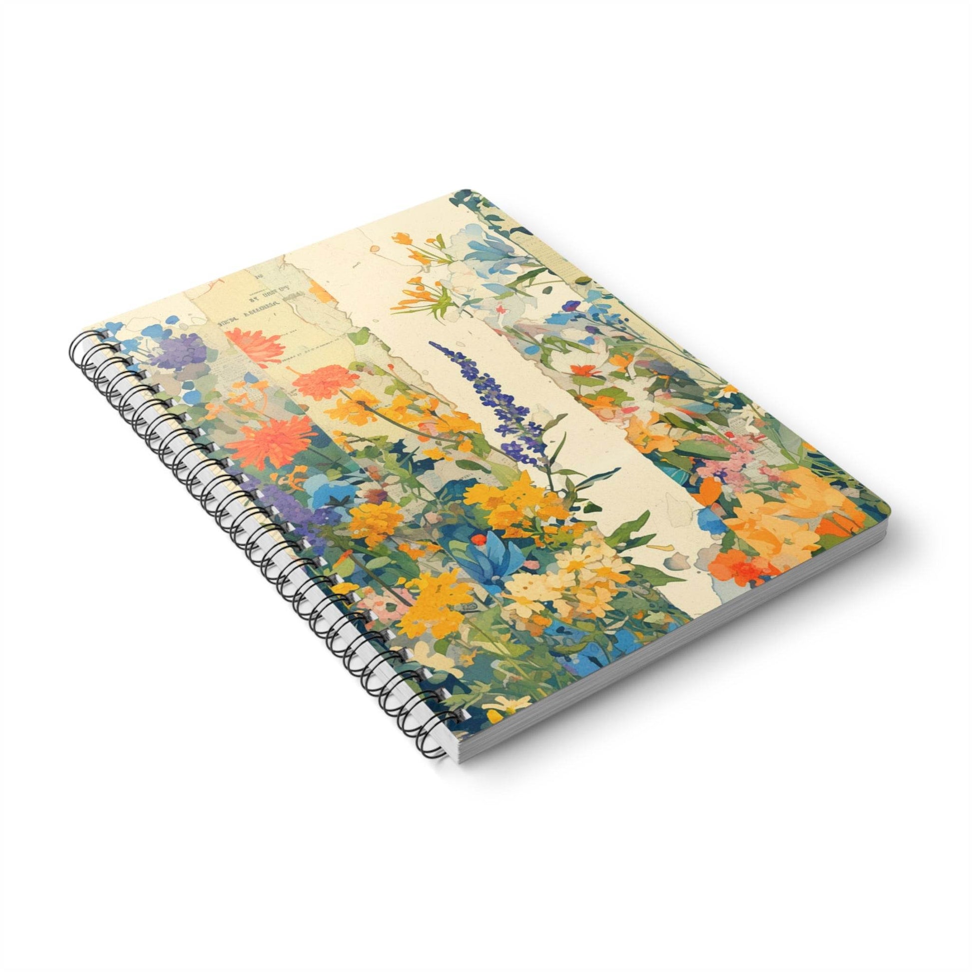 Meadowprint | A5 Wirobound Lined Notebook - Slash Imagine It