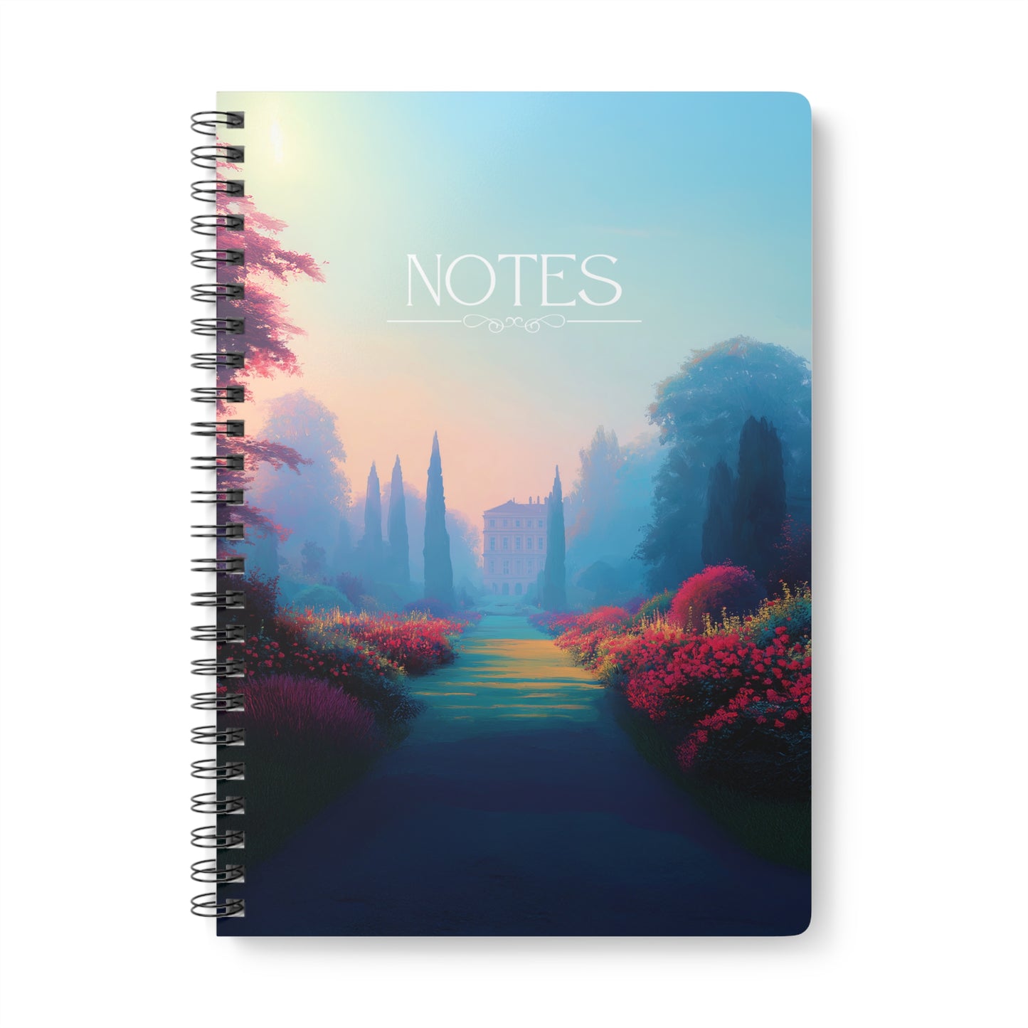 April | Wirobound Lined Notebook