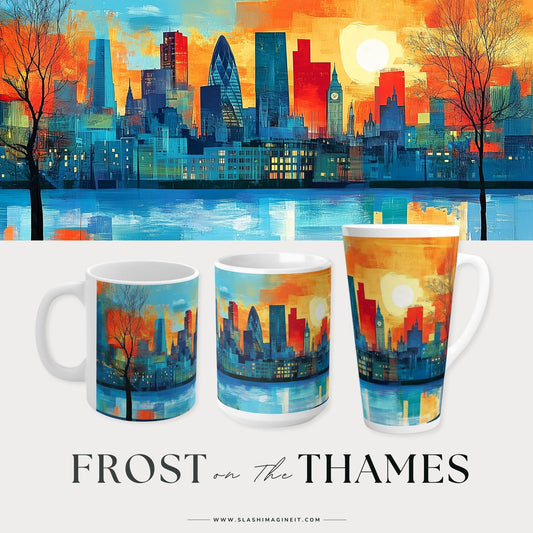 Frost on the Thames | Ceramic Mug - Slash Imagine It